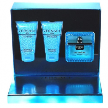 Versace Man Eau Fraiche Gift Set 50ml Eau de Toilette