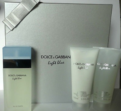 Dolce Gabbana Light Blue Gift Set 100ml Eau De Toilette Perfume Zone Com